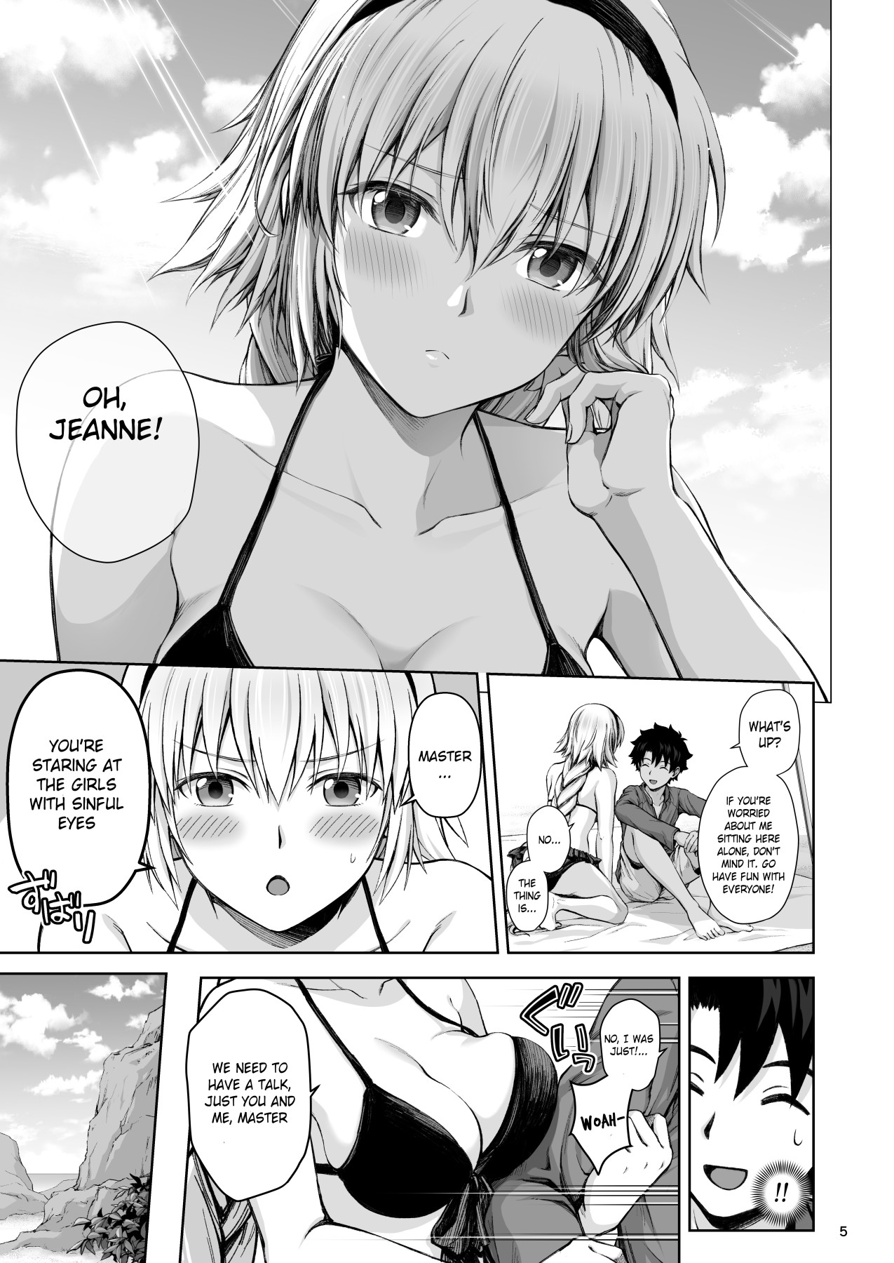 Hentai Manga Comic-Summer Beach With Jeanne-Read-4